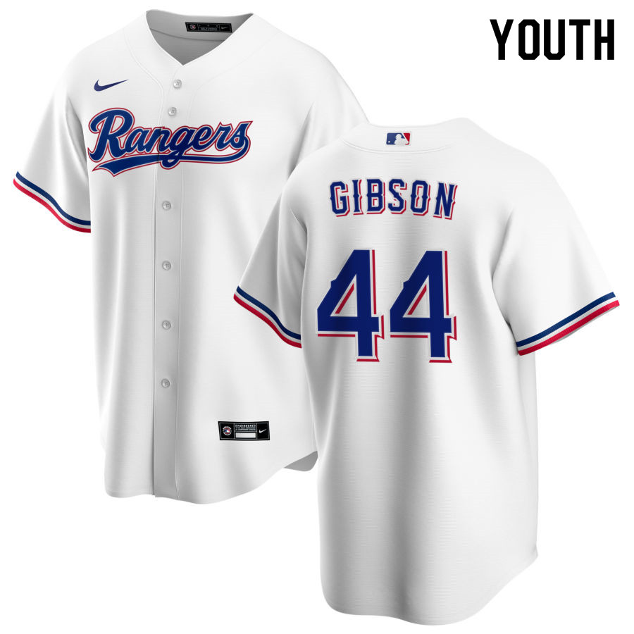 Nike Youth #44 Kyle Gibson Texas Rangers Baseball Jerseys Sale-White